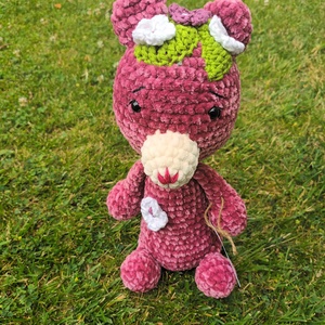 Málna, amigurumi maci, Játék & Sport, Plüssállat & Játékfigura, Maci, , MESKA
