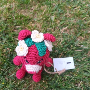 Kis Virág amigurumi maci - játék & sport - plüssállat & játékfigura - maci - Meska.hu
