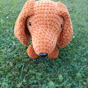 Tappancs, az amigurumi tacskó - játék & sport - plüssállat & játékfigura - kutya - Meska.hu