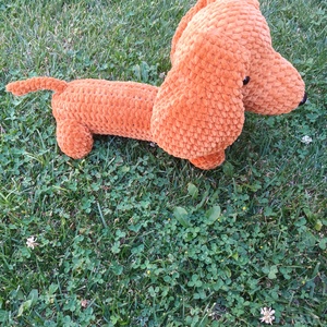 Tappancs, az amigurumi tacskó - játék & sport - plüssállat & játékfigura - kutya - Meska.hu