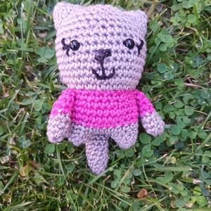 Cica-Mica, amigurumi cica, Játék & Sport, Plüssállat & Játékfigura, Cica, Horgolás, MESKA