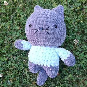Macsek, amigurumi cica - játék & sport - plüssállat & játékfigura - cica - Meska.hu