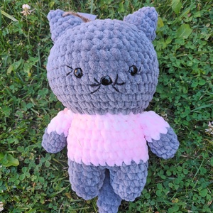 Cicus, amigurumi cica - Meska.hu