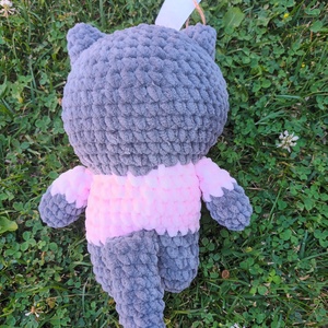 Cicus, amigurumi cica - játék & sport - plüssállat & játékfigura - cica - Meska.hu