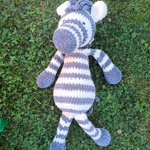 Zebi, az amigurumi zebra, Játék & Sport, Plüssállat & Játékfigura, Más figura, Horgolás, MESKA
