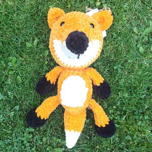 Vili az amigurumi róka - játék & sport - plüssállat & játékfigura - róka - Meska.hu