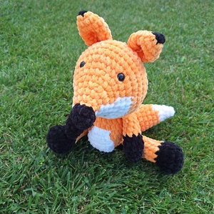 Vili az amigurumi róka, Játék & Sport, Plüssállat & Játékfigura, Róka, Horgolás, MESKA