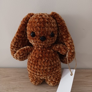 Amigurumi Barnus nyuszi, Játék & Sport, Plüssállat & Játékfigura, Nyuszi, Horgolás, MESKA
