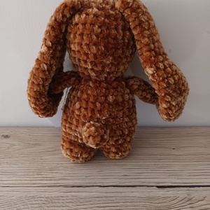Amigurumi Barnus nyuszi - játék & sport - plüssállat & játékfigura - nyuszi - Meska.hu