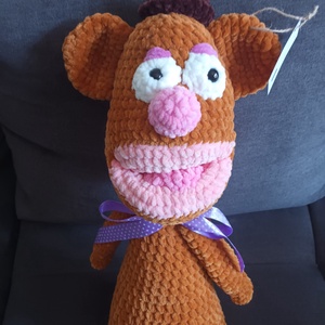 Topi Maci horgolt, a Muppet Showból - játék & sport - plüssállat & játékfigura - maci - Meska.hu