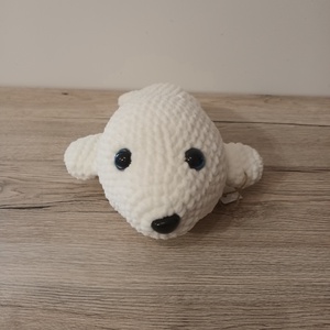 Amigurumi bébi fóka - Meska.hu