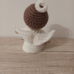 Amigurumi angyal - karácsony - karácsonyi lakásdekoráció - karácsonyi manók, figurák - Meska.hu