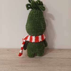 Amigurumi Grincs - karácsony - karácsonyi lakásdekoráció - karácsonyi manók, figurák - Meska.hu