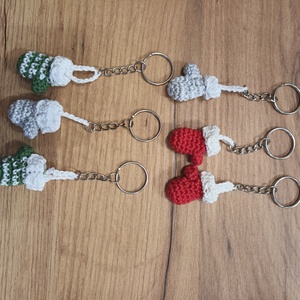 Horgolt mini kesztyűk - otthon & életmód - dekoráció - dísztárgy - Meska.hu