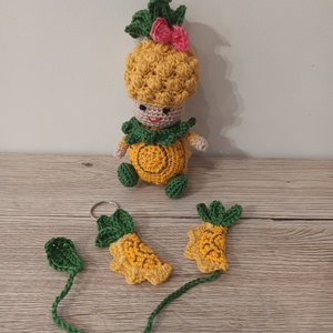 Amigurumi Ani, a horgolt ananász - játék & sport - plüssállat & játékfigura - más figura - Meska.hu