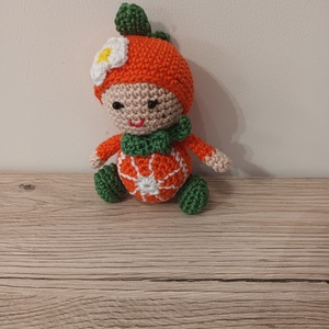 Amigurumi Nara, a horgolt narancs, Játék & Sport, Plüssállat & Játékfigura, Más figura, Horgolás, MESKA