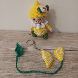 Amigurumi Cili, a horgolt citrom - játék & sport - plüssállat & játékfigura - más figura - Meska.hu