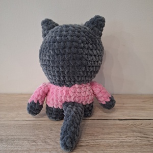 Cicus, amigurumi cica - játék & sport - plüssállat & játékfigura - cica - Meska.hu