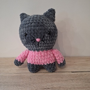 Cicus, amigurumi cica, Játék & Sport, Plüssállat & Játékfigura, Cica, Horgolás, MESKA