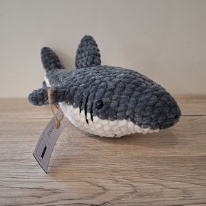 Amiurumi plüss cápa - játék & sport - plüssállat & játékfigura - hal - Meska.hu