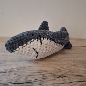 Amiurumi plüss cápa - játék & sport - plüssállat & játékfigura - hal - Meska.hu