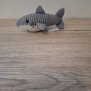 Amigurumi cápa - játék & sport - plüssállat & játékfigura - hal - Meska.hu