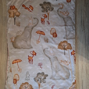 Kétoldalas babatakaró mályva - baba - mama - baba ágynemű - babatakaró, gyerek pléd - Meska.hu