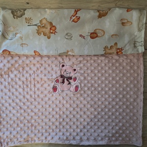 Kétoldalas babatakaró mályva, Baba - mama, Baba ágynemű, Babatakaró, gyerek pléd, Varrás, MESKA