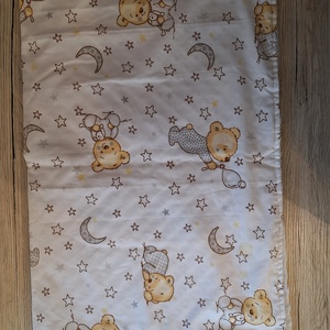 Kétoldalas babatakaró fehér - baba - mama - baba ágynemű - babatakaró, gyerek pléd - Meska.hu