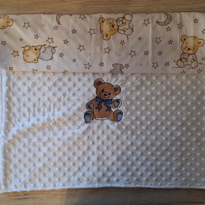 Kétoldalas babatakaró fehér, Baba - mama, Baba ágynemű, Babatakaró, gyerek pléd, Varrás, MESKA