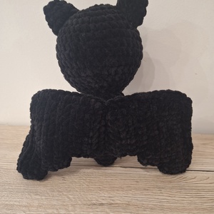 Amigurumi Denevér Dani - játék & sport - plüssállat & játékfigura - denevér - Meska.hu