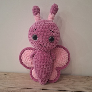 Amigurumi Pillangó Pille - játék & sport - plüssállat & játékfigura - pillangó - Meska.hu