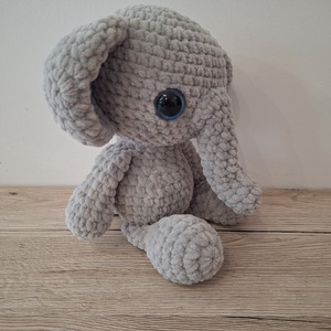 Trombita, az amigurumi elefánt - játék & sport - plüssállat & játékfigura - elefánt - Meska.hu