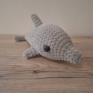 Bobó, az amigurumi delfin - játék & sport - plüssállat & játékfigura - delfin, bálna - Meska.hu