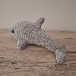 Bobó, az amigurumi delfin - játék & sport - plüssállat & játékfigura - delfin, bálna - Meska.hu