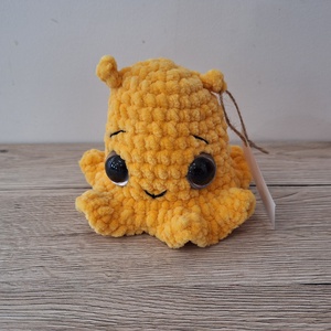 Amigurumi lapátfülű polip - játék & sport - plüssállat & játékfigura - polip, medúza - Meska.hu