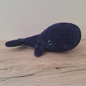 Amigurumi bálna - játék & sport - plüssállat & játékfigura - delfin, bálna - Meska.hu