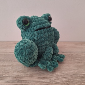 Breki, az amigurumi béka - játék & sport - plüssállat & játékfigura - béka - Meska.hu