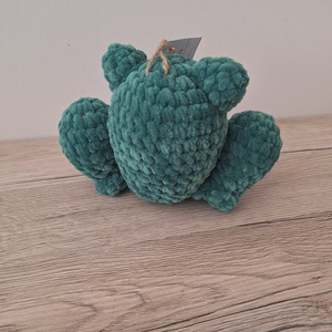 Breki, az amigurumi béka - játék & sport - plüssállat & játékfigura - béka - Meska.hu