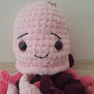 Mimi az amigurumi medúza - játék & sport - plüssállat & játékfigura - polip, medúza - Meska.hu