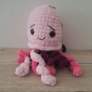 Mimi az amigurumi medúza - játék & sport - plüssállat & játékfigura - polip, medúza - Meska.hu