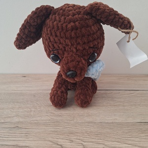 Amigurumi plüss kutya - játék & sport - plüssállat & játékfigura - kutya - Meska.hu