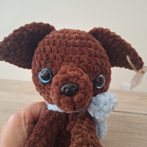 Amigurumi plüss kutya - Meska.hu