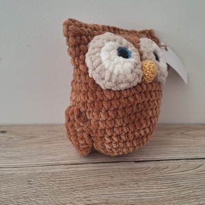 Amigurumi plüss bagoly - játék & sport - plüssállat & játékfigura - bagoly - Meska.hu