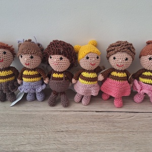 amigurumi méhbabák - játék & sport - plüssállat & játékfigura - méhecske - Meska.hu