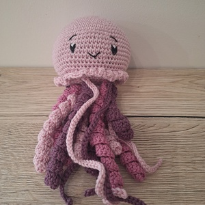 Amigurumi medúza Mimi - játék & sport - plüssállat & játékfigura - más figura - Meska.hu