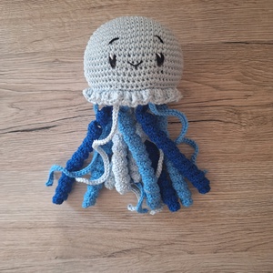Amigurumi medúza Momó - játék & sport - plüssállat & játékfigura - más figura - Meska.hu