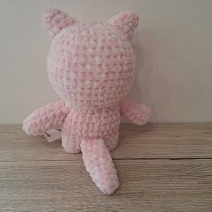 Rózi, amigurumi cica - játék & sport - plüssállat & játékfigura - cica - Meska.hu