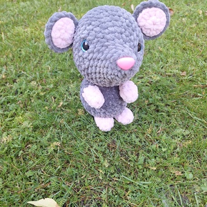 Amigurumi plüss egér - Meska.hu