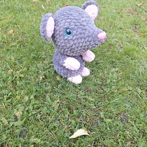 Amigurumi plüss egér - játék & sport - plüssállat & játékfigura - egér - Meska.hu